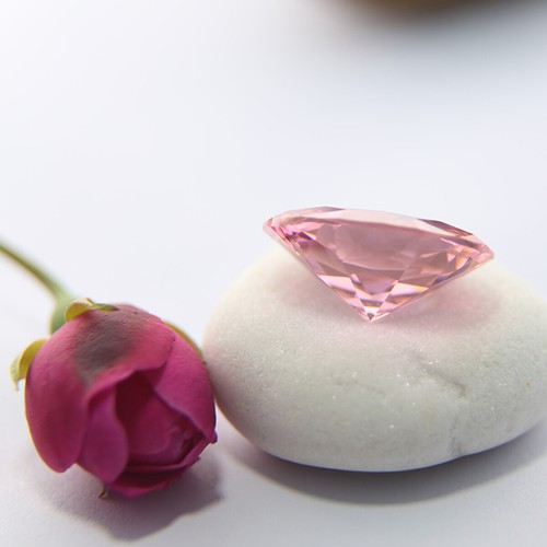 15*20 mm rosa Saphir oval facettiert geschnittene Form AAAAA VVS loser Edelstein - Bild 4 von 6