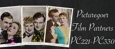 PICTUREGOER Film Partners ☆ FILM STAR ☆ 1930s Colour Postcards #PC221 to #PC330