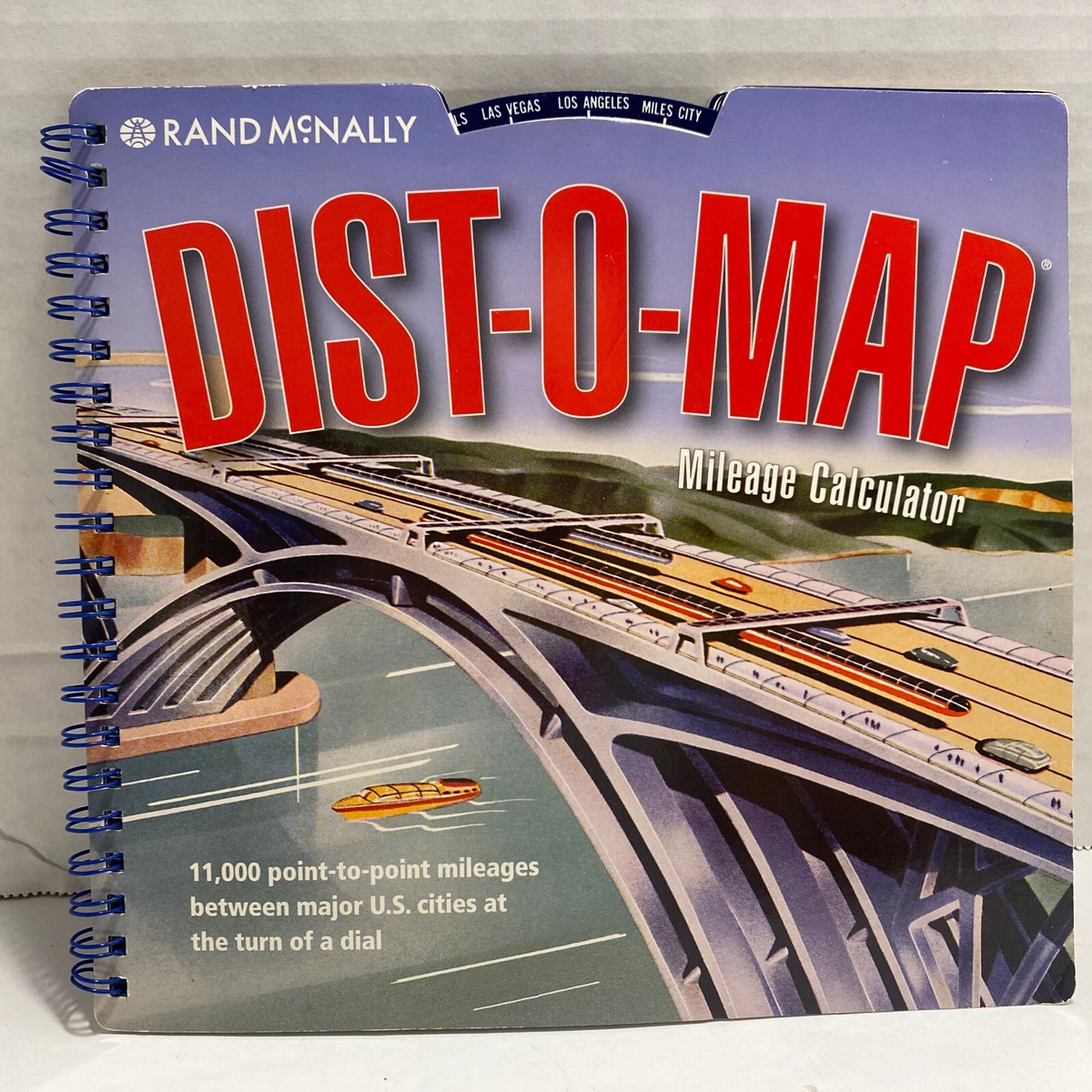Rand Mc Nally Disc O Map Mileage Calculator Futuristic Cover