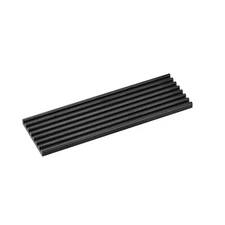 Aluminum Heatsink 70x22x3mm E-Shape Section Black for M.2, for 2280 SSD