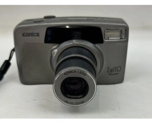 Konica Z Up 110 Super 35mm Film Point and Shoot Camera Silver Tested
