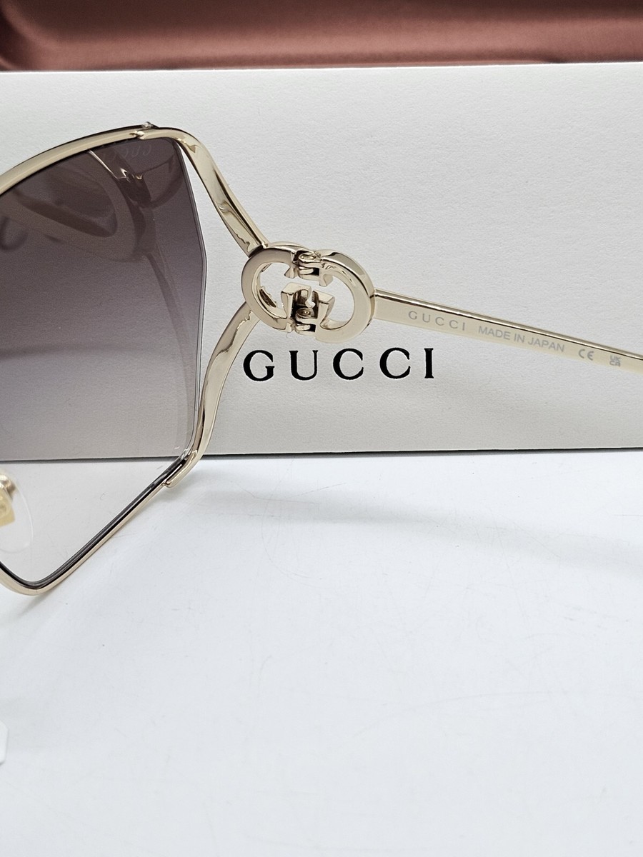 サングラス GUCCI Woman Sunglasses Burgundy GG1322SA 003 Gucci Red Geometric Ladies Sunglasses GG1322SA 003 64