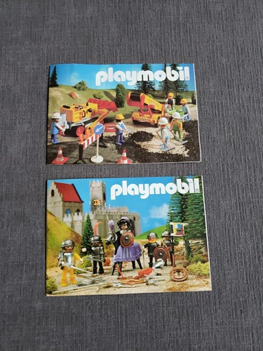 Vintage Playmobil Catalog Inserts - 2 Quanity- Great Condition!! 1989 & 1990