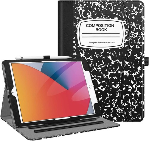 Stand Case for iPad 9th 8th 7th 10.2 Inch Multi-Angle Viewing Cover with Pocket - Picture 30 of 54