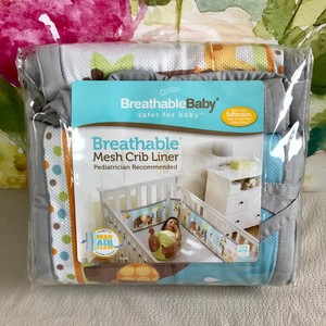 elephant mesh crib bumper