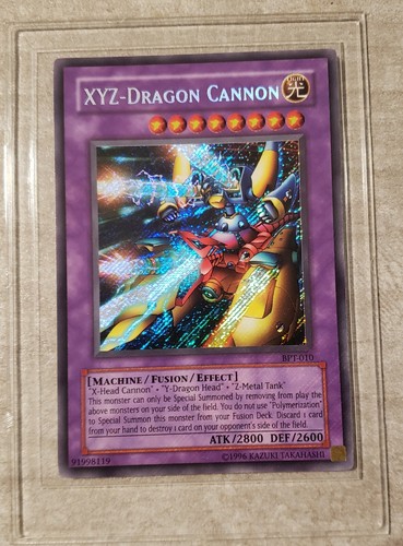 Yu-Gi-Oh! XYZ-Dragon Cannon Secret Rare Card - BPT-010 Limited Edition From 2002-2003 Collector's Tins - View #5