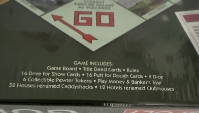Brand New Monopoly Golf ~ Signature Holes Edition ~ Board Game