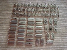 Origami Owl "Your Choice" of Silver Metal Tags "New"