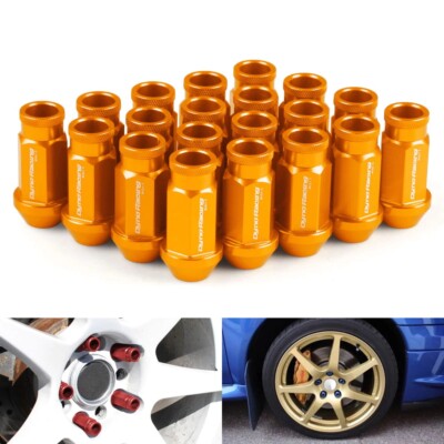 M12 x 1,25 GOLD ALUMINIUM DYNO RACING M12X1,25 RADMUTTERN 