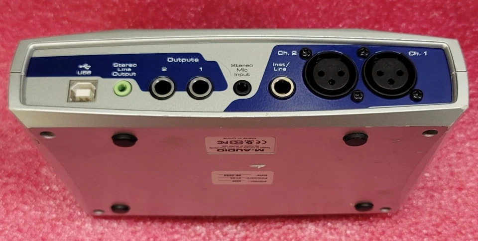 M-Audio MobilePre USB Audio Interface tested Working #AA - Image 4 of 4
