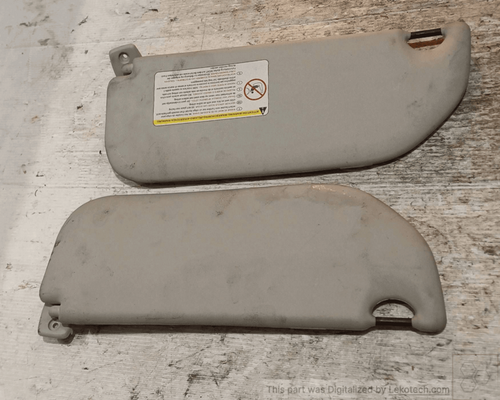 ALETTA PARASOLE PARABREZZA SX. per CITROEN BERLINGO 1.9 D 86189a 1611905180 - Picture 4 of 6