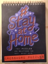 #Stay At Home 101 Crossword Puzzles and Solutions Activity Book TF Publishing