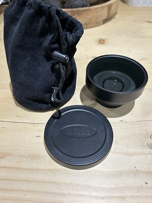 Nikon Weitwinkelkonverter WC-E80 0,80x Objektiv. Coolpix Digitalkameras & Tasche