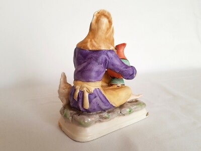 NORLEANS ノーリンアンティーク精密磁器人形 Vintage Norleans Japan Porcelain Old Man and Old Woman Figurines
