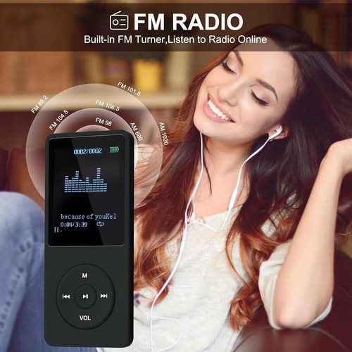 Bluetooth MP3 MP4 Player LCD Display HiFi Bass Musik Spieler FM Radio Audio DE - Bild 10 von 23