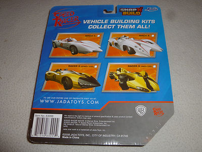 JADA SPEED RACER SNAP N BUILD THE MACH 6 RACE CAR RARE MOC 2008