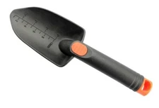 11" Plastic Hand Shovel Trowel for Prospecting | Gardening | BLACK Nylon Scoop