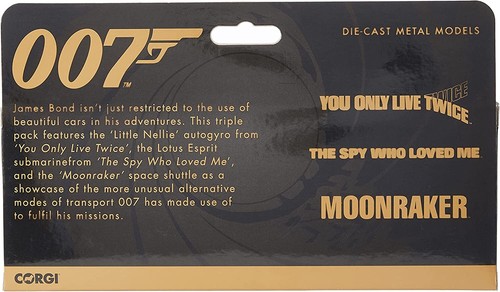 James Bond Collection, Space Shuttle, Little Nellie, Lotus Esprit Corgi TY99283 - Picture 7 of 7