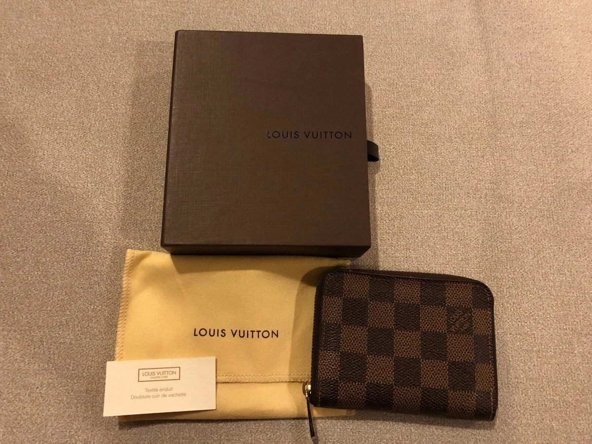 Damier Ebene Zippy Coin Purse