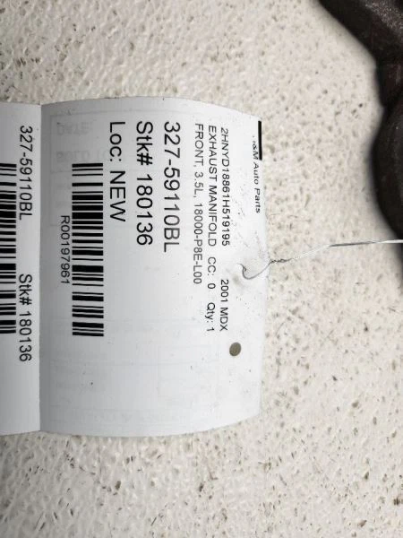 Colector de escape delantero Honda Pilot Driver 2003 2004 3,5 L OEM 18000-P8E-L00 Foto 3 de 4