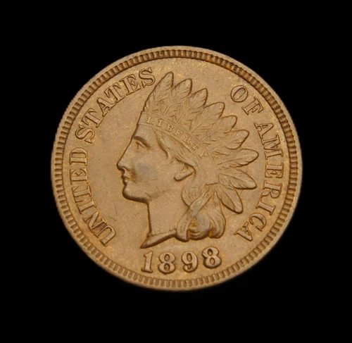 1898 Indian Head Cent AU+