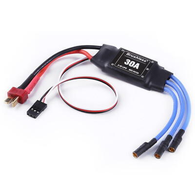 30A 2-4S Brushless Motor ESC Speed Controller For RC Plane Helicopter Aircraft B