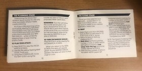 Star Voyager - Nintendo NES - Instruction Manual Booklet Only