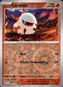 Larvesta 024/191 Surging Sparks Reverse Holo