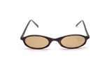 Sunglasses Women Plastic Oval Brown Gold Tropical Fashion Fashion Y2K TR0277