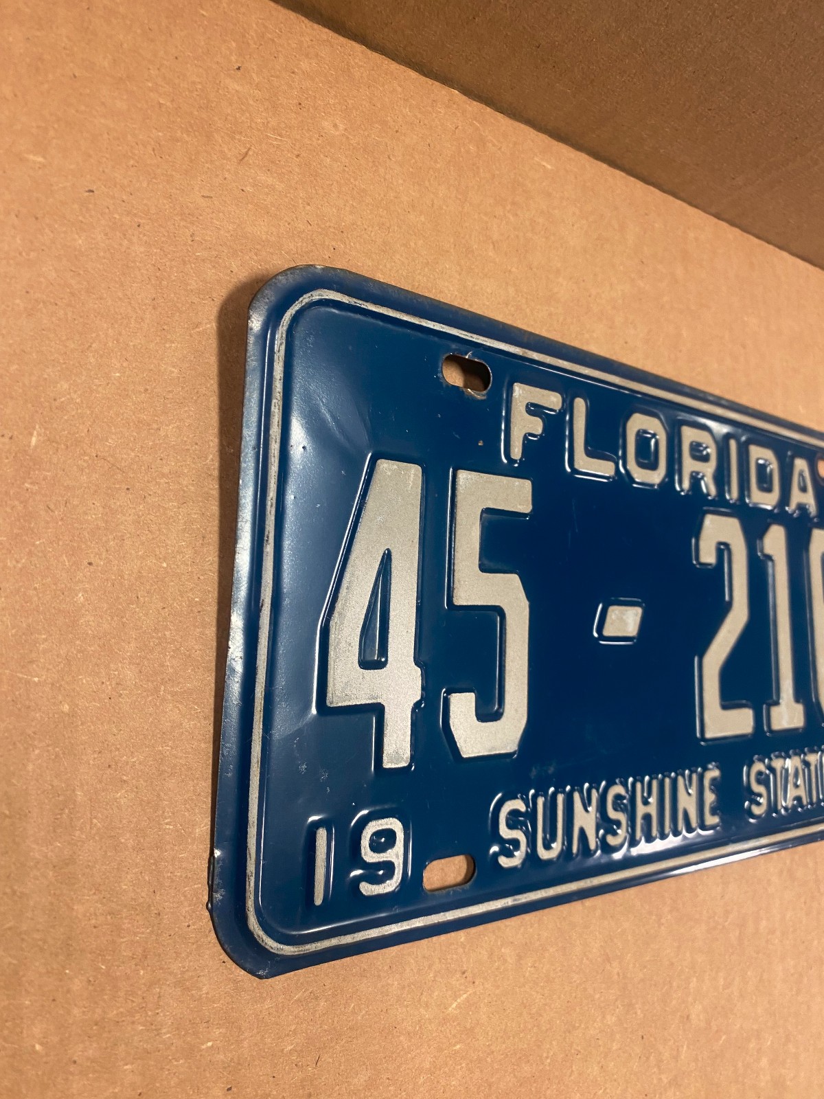 1966 Florida license plate 45-2164 Chevy Ford Dodge Chevrolet
