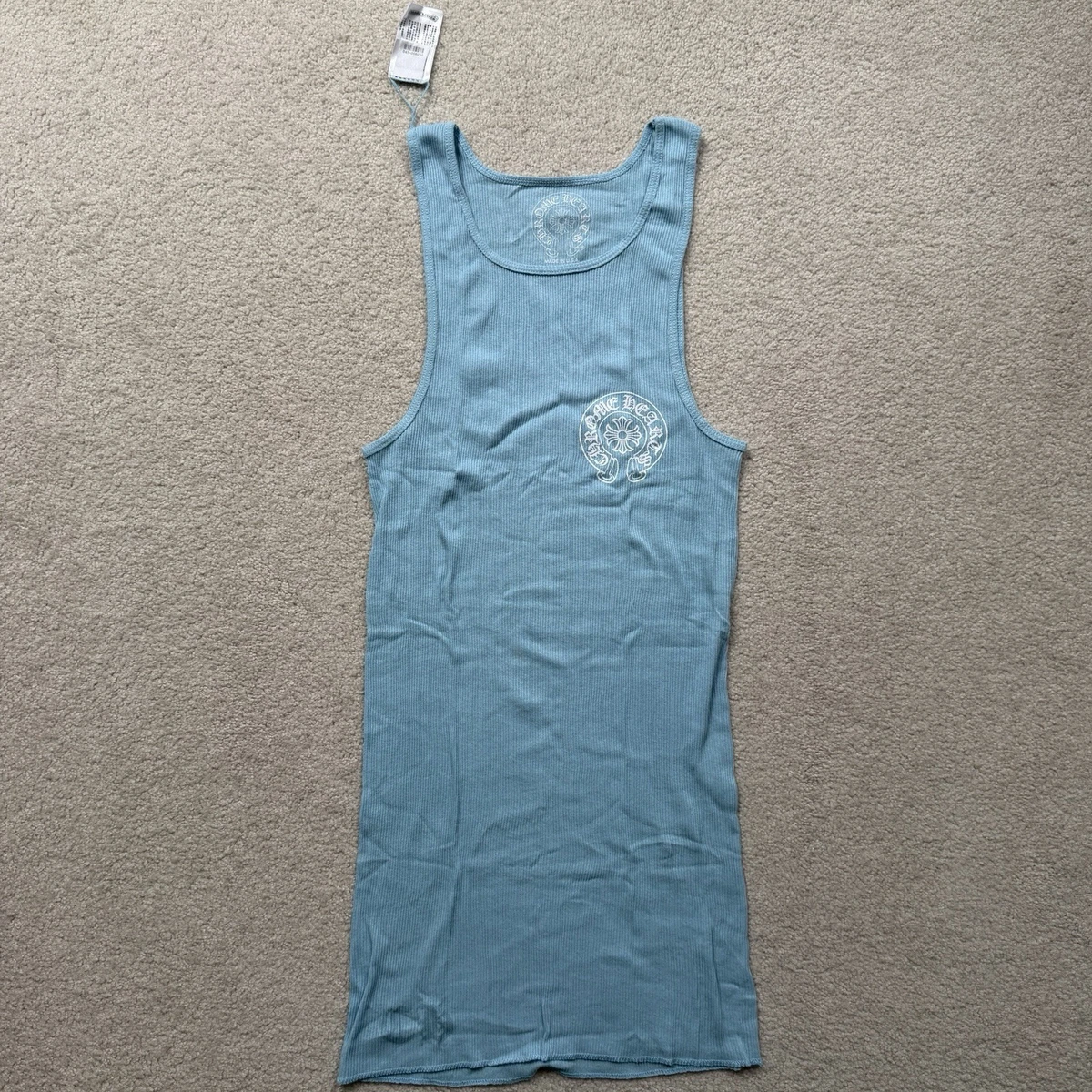 CHROME HEARTS BABY BLUE TANK TOP | eBay