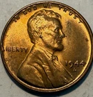 1944 D Lincoln Wheat Penny BU UNC Beauty - #1932