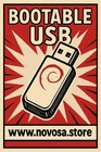 Debian 12 Live USB – Bootable Linux Operating System 64bit Live/Installer