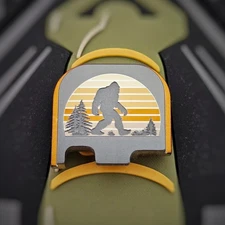 Titanium Glock Back plate for 43, 43X, 48 - Bigfoot, Sasquatch, Yeti 