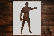 A Zombie Stencil - Art and Wall Stencil