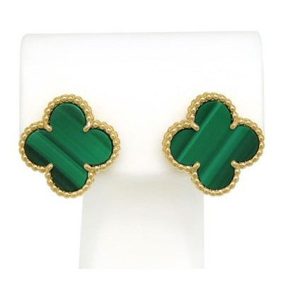 Van Cleef & Arpels Vintage Alhambra Ohrringe VCARO3QLOO Au750(K18YG) Damen