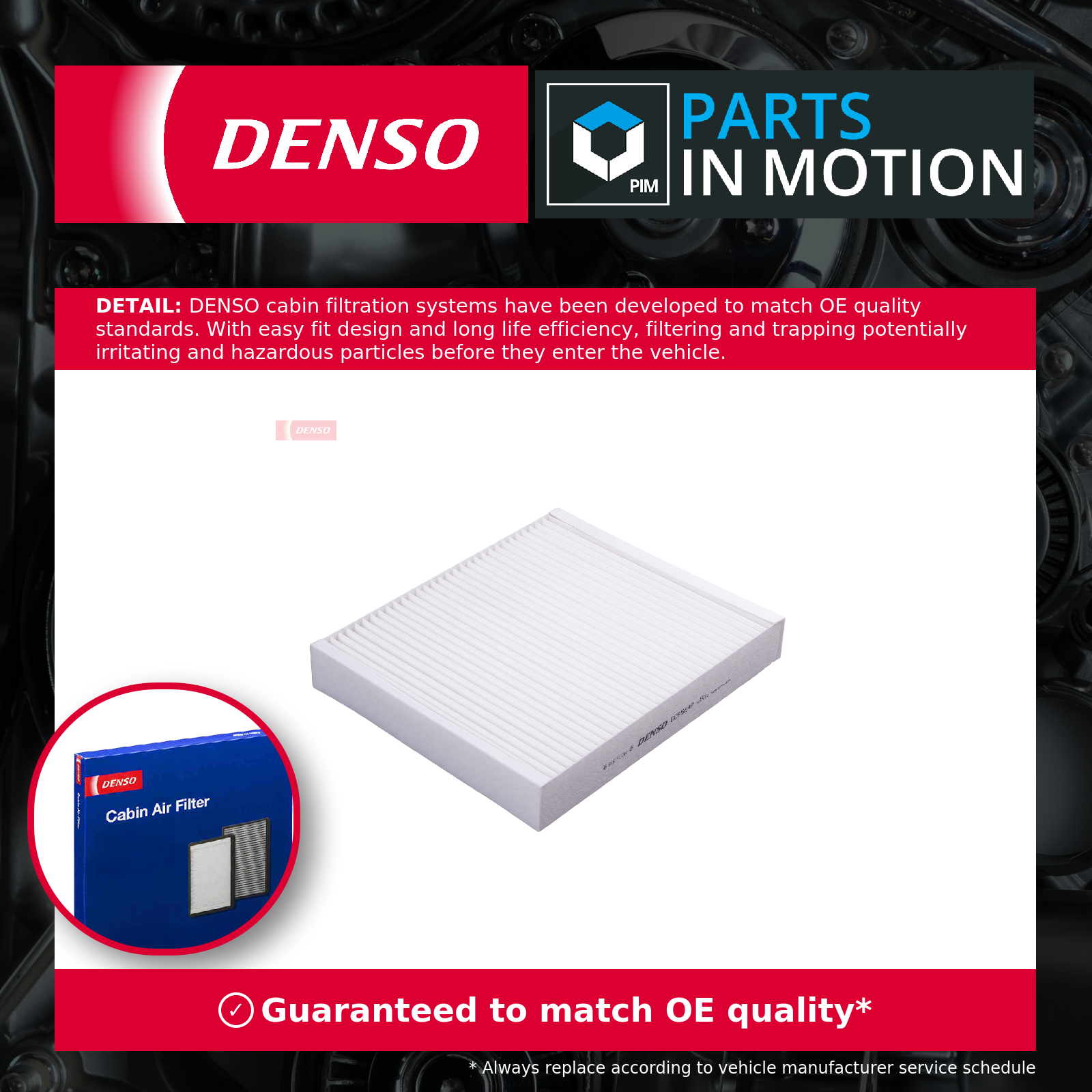 2x ✅Fits DENSO DCF564P CABIN AIR FILTER CADILLAC, CHEVROLET, OPEL, V ⭐UK Seller⭐ - Image 20
