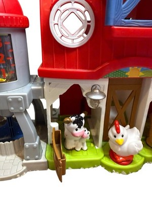 2016 Fisher Price Farm Barn Talking/Singing Play Set With Animals/farmer : Works