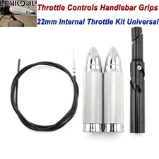 22mm Internal Throttle Controls Handlebar Grips Hidden Control Sleeve Universal