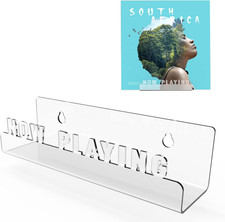 Wall Mount Now Playing Vinyl Record Stand, Acrylic Vinyl Record Storage Shelf, R
