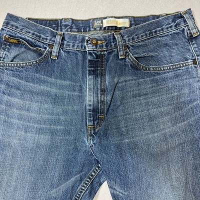 Lee Regular Bootcut Jeans Mens 34x30 Blue Good Premium Select Medium Wash Denim