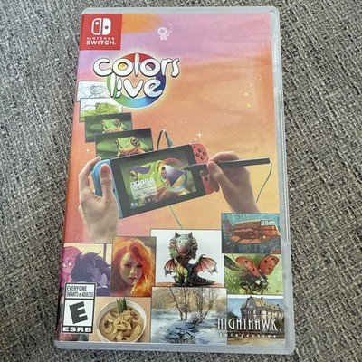 Colors Live (Nintendo Switch, 2021) Case & Cartridge No Pen Tested Working Clean