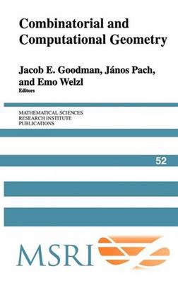 Combinatorial and Computational Geometry by Goodman, Jacob E. (English) Hardcove