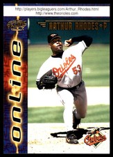 Arthur Rhodes 1998 Pacific Online #100 Orioles MLB READ FREE SHIP AutographDen