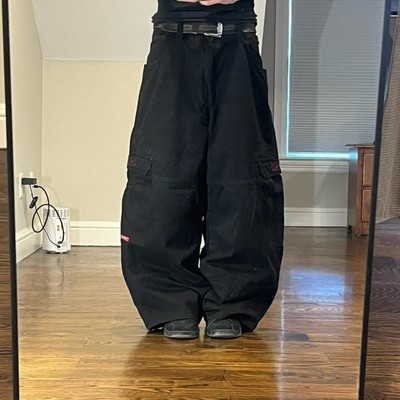 2000s vintage rare baggy wide leg black cargo jnco pants | eBay