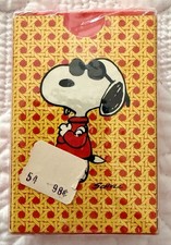 Vintage Snoopy Cool Joe Playing Cards Hallmark New In Sealed Package