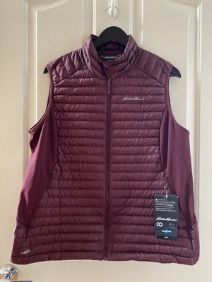 #ad NEW Eddie Bauer Down Puffer Vest Packable First Ascent EB800 Pertex Quantum XL $42.99