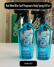 Bod Man Blue Surf Fragrance Body Spray, 8 fl oz 2 pack