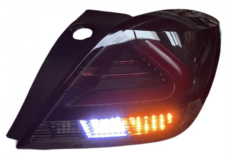 PARA OPEL ASTRA H GTC LUCES TRASERAS LED BLACK SMOKE RO27LLBS LITEC carDNA NEGRO - Imagen 4 de 4