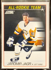 1991-92 Score Jaromir Jagr #351 Pittsburgh Penguins